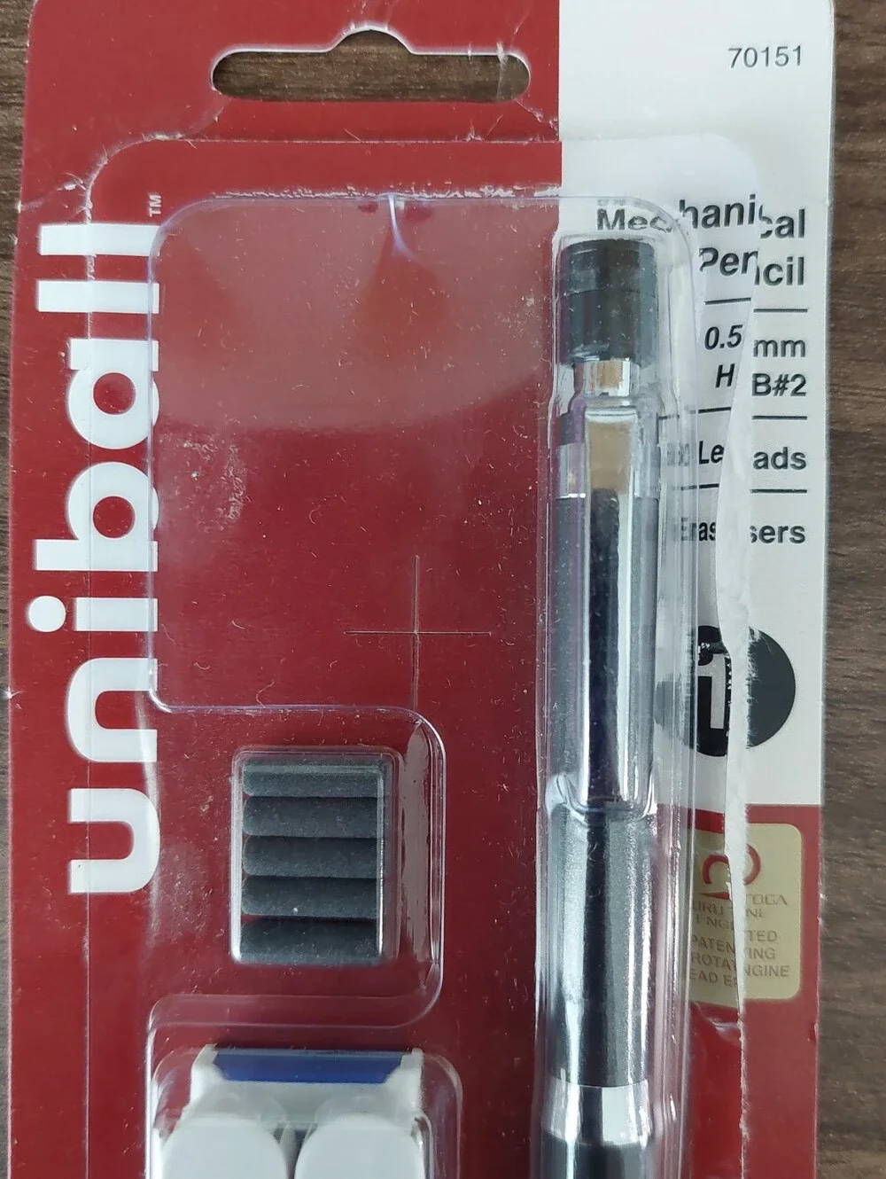 Uniball Kuru Toga Elite Mechanical Pencil With Eraser And Lead Refill
